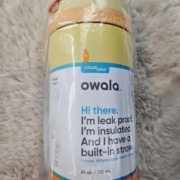 Owala 24 oz Stainless Steel FreeSip Water Bottle Color Drop - Creamsicle - Picture 5 of 6